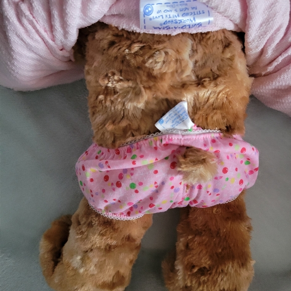 Build a Bear Workshop Pawlette Bunny Rabbit Tan Brown 15" Stuffed Animal Plush - Picture 7 of 7